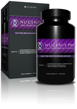 Bottle of Nugenix<sup>®</sup> PM-ZMA