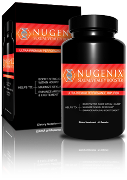Bottle of Nugenix<sup>®</sup> Sexual Vitality Booster