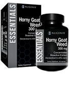 Bottle of Nugenix<sup>®</sup> Essentials Horny Goat Weed