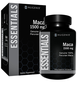 Bottle of Nugenix<sup>®</sup> Essentials Maca
