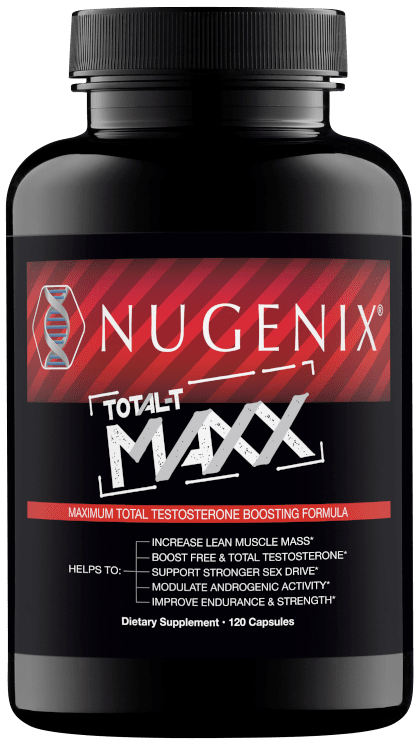 Bottle of Nugenix<sup>®</sup> Total-T Maxx